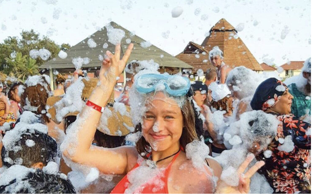 Kids enjoying a party by Texas RocknRoll Foam Zone Foam Party Outdoor Birthday and Childrens Family Entertainment
